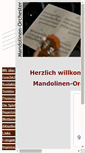 Mobile Screenshot of mandolinen-orchester-koslar.de