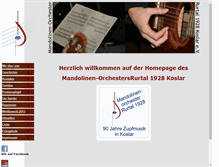 Tablet Screenshot of mandolinen-orchester-koslar.de
